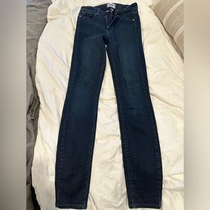 PAIGE Hoxton ultra skinny jeans in dark wash size 24